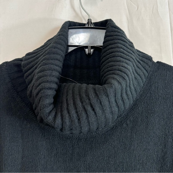 GAP Women’s Long Sleeve Turtleneck Sweater Dress Black XL - Picture 4 of 7